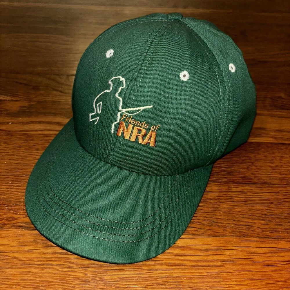 Friends of‎ NRA Committee Member Green Cap Hat Adjustable Made in USA Americap